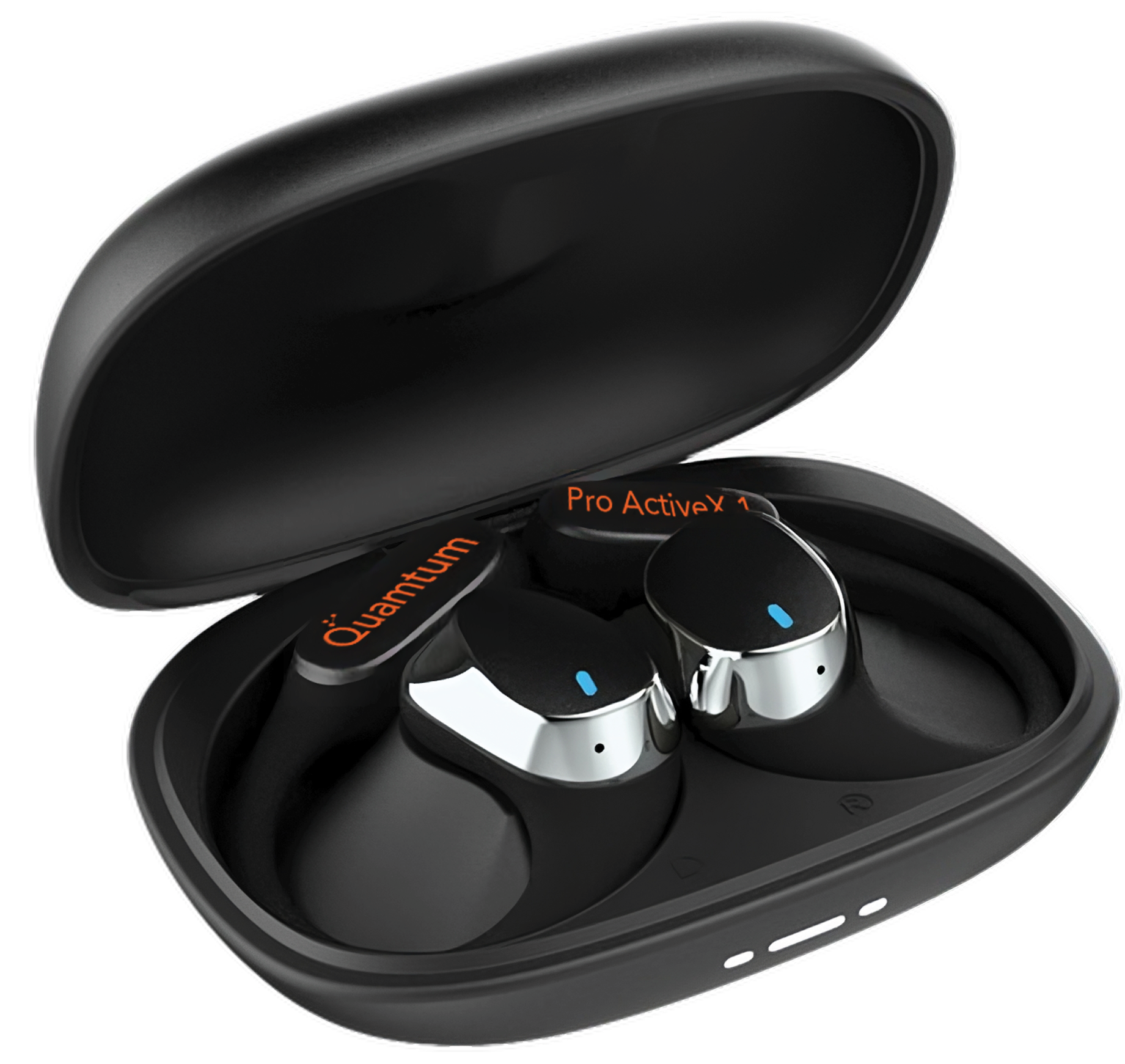Quamtum Pro Active X1 — Audífonos Open-Ear Bluetooth con Conexión Dual y ENC
