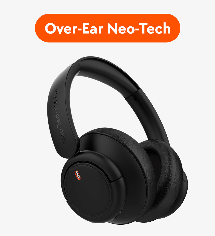 Quamtum Neo-Tech QX Pro — Audífonos Over-Ear Bluetooth con ANC y 50 hrs de batería