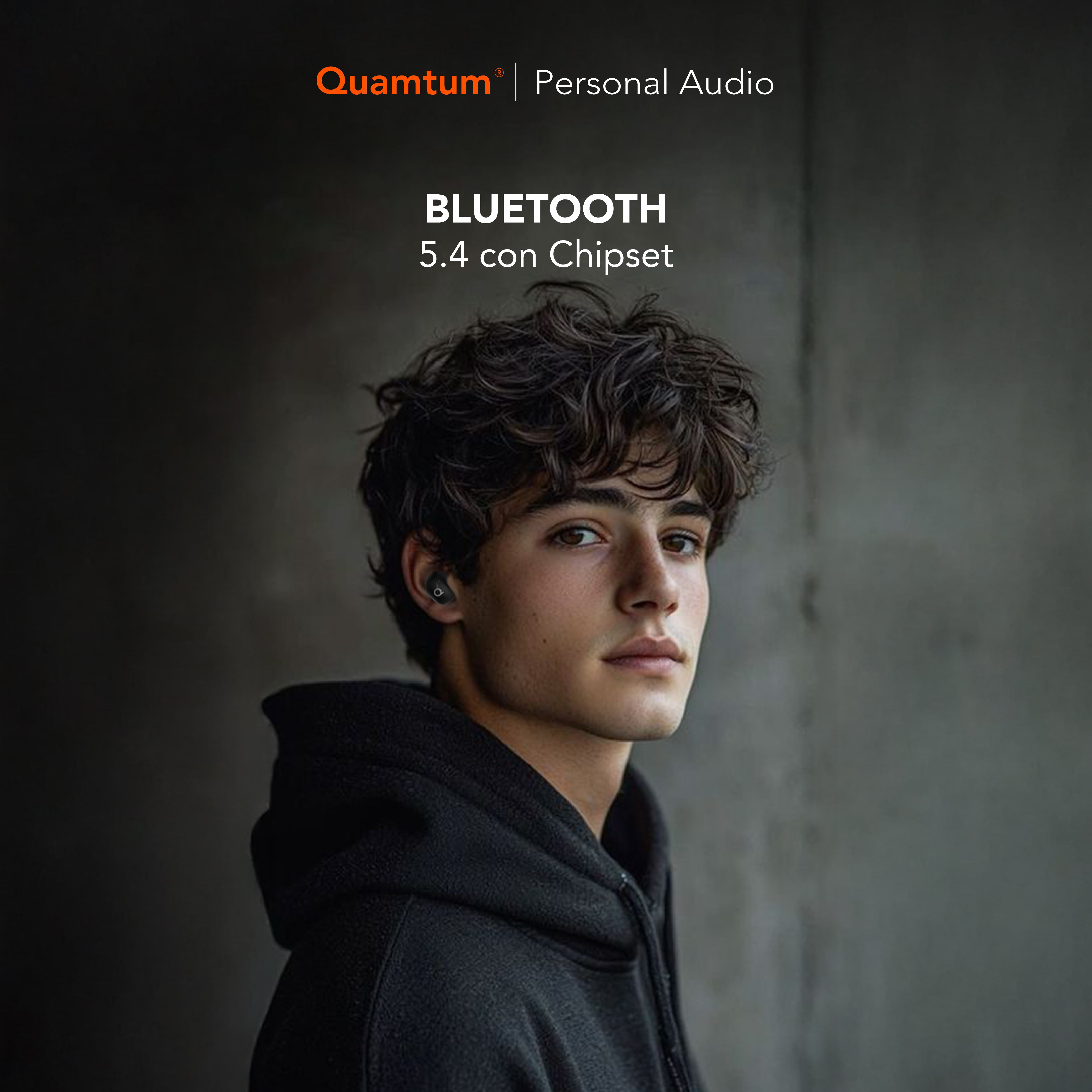 Quamtum MicroBeat X1 — Audífonos In-Ear Bluetooth 5.4 Ultraligeros y Compactos