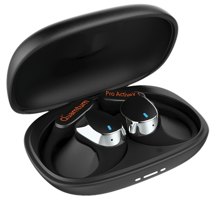 Quamtum Pro Active X1 — Audífonos Open-Ear Bluetooth con Conexión Dual y ENC