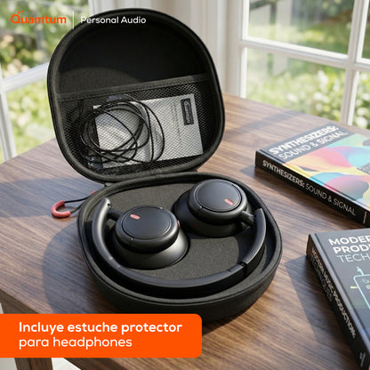 Quamtum Neo-Tech QX Pro — Audífonos Over-Ear Bluetooth con ANC y 50 hrs de batería