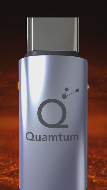 Quamtum Cable USB-C a USB-C 100W — | PD 3.0 | Chip E-Marker | 2 Metros | Garantía 8 Años